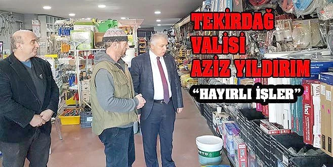 AZİZ YILDIRIM MESAİYE MUHTARLIKTA BAŞLADI