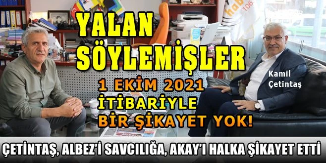 ÇERKEZKÖY HALKINA BAŞLIKTAN YALAN SÖYLEDİLER