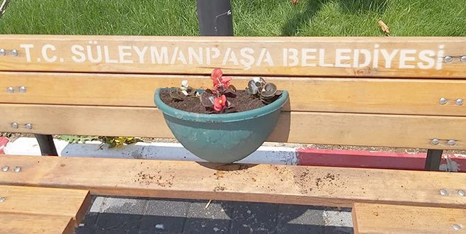 SÜLEYMANPAŞA?DA  PARKLAR ÇİÇEK AÇIYOR