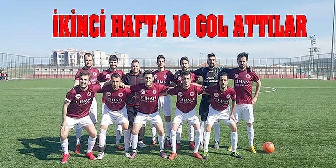 İKİNCİ HAFTA BOL GOLLÜ GALİBİYET