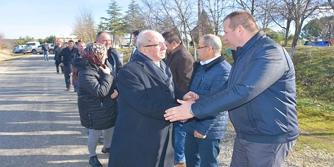 BAŞKAN ALBAYRAK YAĞMUR DUASINA KATILDI