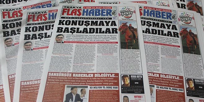 TRAKYA FLAŞ HABER`İN 30. SAYISI ÇIKTI