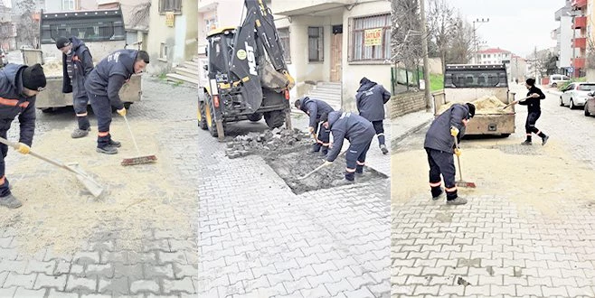 SÜLEYMANPAŞADA YOL ÇALIŞMALARI ARALIKSIZ SÜRÜYOR