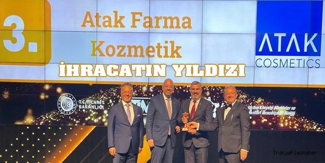 ATAK FARMA KOZMETİK?E İHRACAT ÖDÜLÜ