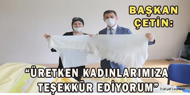 BAŞKAN ÇETİN, KURSİYERLERLE BİR ARAYA GELDİ