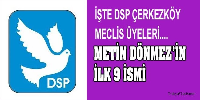 BU DA DSP LİSTESİNDEN....