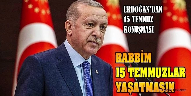 CUMHURBAŞKANI ERDOĞAN`IN HALKA SESLENİŞ KONUŞMASI