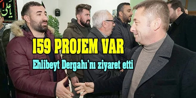 KOZUVVA EHLİBEYT DERGAHI`NI ZİYARET ETTİ