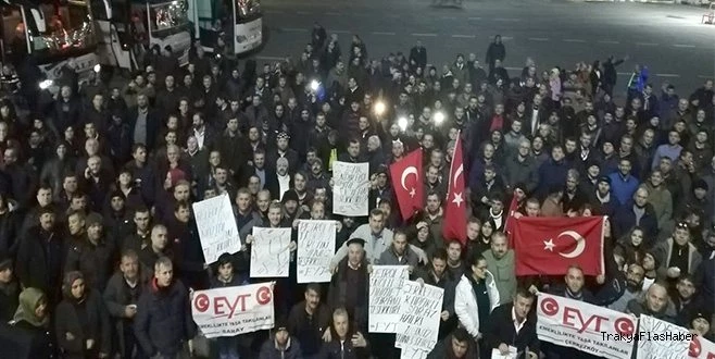 EYT`LİLER ANKARA`DA BULUŞTU