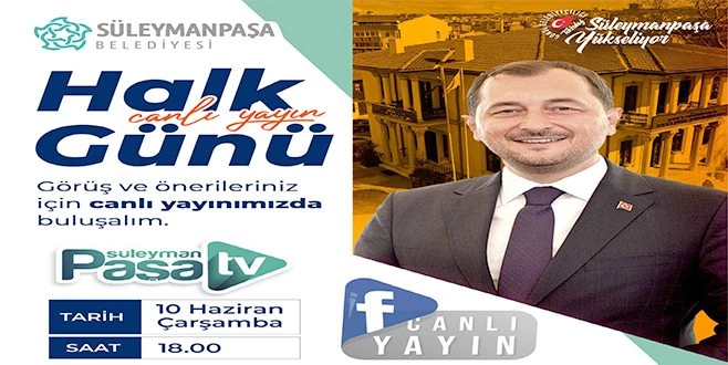 SÜLEYMANPAŞA`DA HALK GÜNLERİ