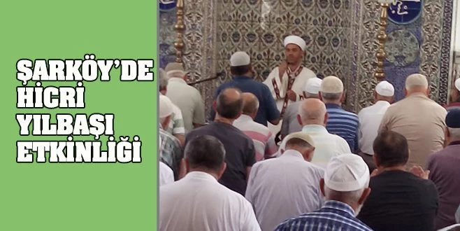 ŞARKÖY?DE HİCRİ YILBAŞI ETKİNLİĞİ