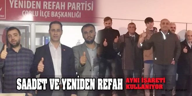 İKİ PARTİ AYNI İŞARET