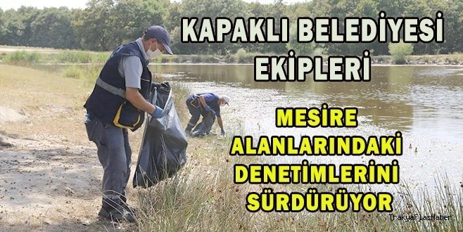 İKİZ GÖLLER MESİRE ALANI?NDA TEMİZLİK ÇALIŞMALARI SÜRÜYOR