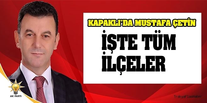 İŞTE ADAYLARIN TAMAMI