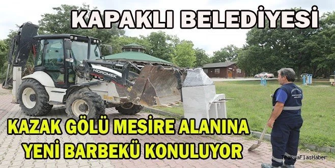 KAZAK GÖLÜ`NÜN MANGALLARI YENİLENİYOR