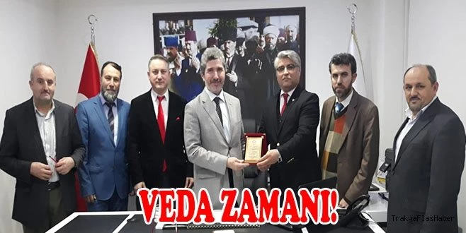 MESAİ ARKADAŞLARI VEDALAŞTI