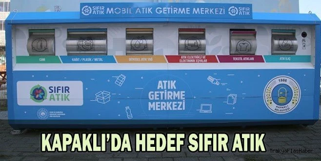 MOBİL ATIK GETİRME MERKEZİ ÜNİTELERİ YERLEŞTİRİLDİ