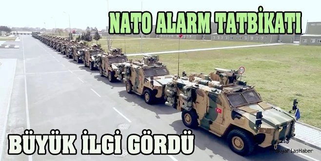 NATO ALARM TATBİKATI TEKİRDAĞ`DA GERÇEKLEŞTİRİLDİ