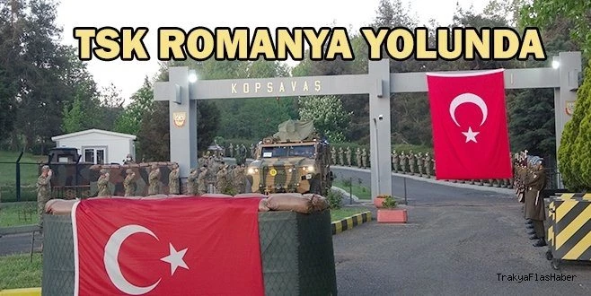 NATO TATBİKATINA KATILACAK OLAN ASKERLER YOLA ÇIKTI