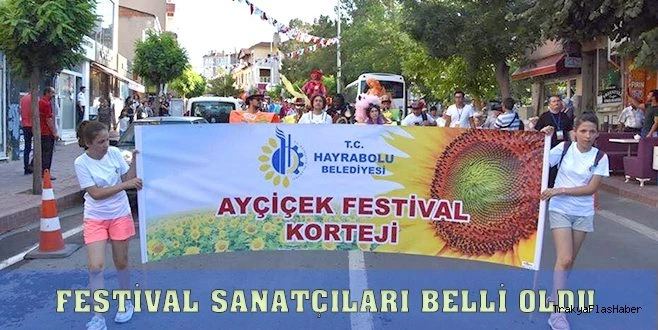  SANATÇILAR BELLİ OLDU