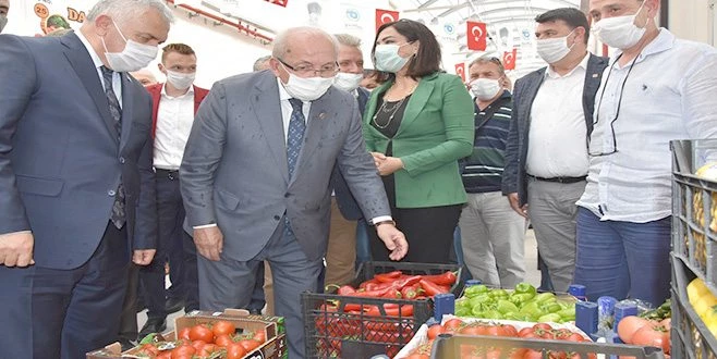 SÜLEYMANPAŞA SEBZE VE MEYVE TOPTANCI HALİ TÖRENLE HİZMETE AÇILDI