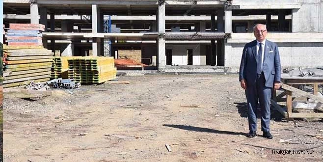TEKİRDAĞ?IN YENİ HİZMET BİNASI İNŞAATI TÜM HIZIYLA DEVAM EDİYOR