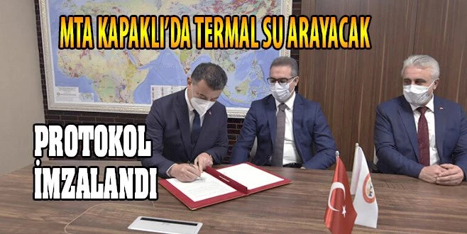 KAPAKLI`YA TERMAL SU MÜJDESİ