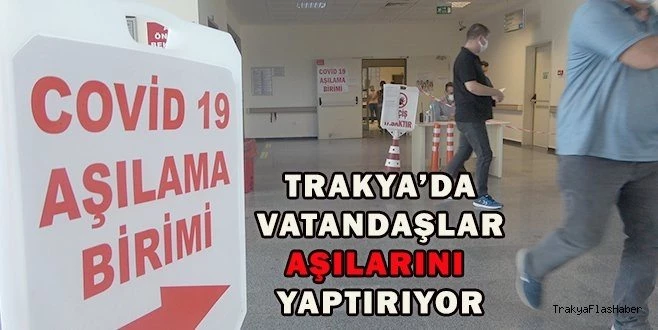 TRAKYA AŞILAMADA TÜRKİYE?YE ÖRNEK OLUYOR