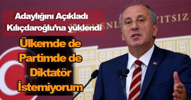 Ülkemde de Partimde de Diktatör İstemiyorum