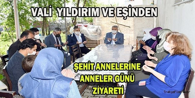 VALİ YILDIRIM`DAN ANNELER GÜNÜ ZİYARETİ