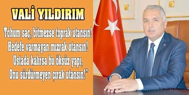 VALİ YILDIRIM?IN ŞAİR  KISAKÜREK?İN VEFATININ 38. YILDÖNÜMÜ MESAJI