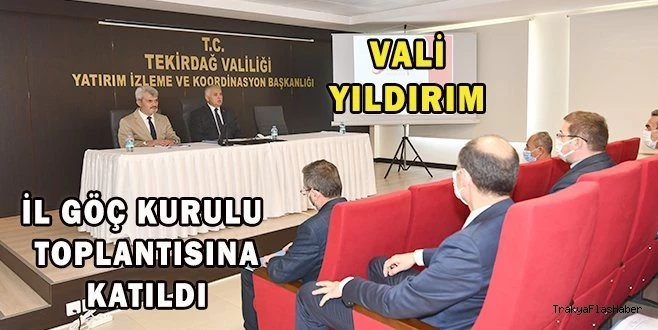 VALİ YILDIRIM: ?İNSANLAR MODERN ÜLKELERDE ONLARIN İMKANLARIYLA YAŞAMAYI, İŞ BULMAYI, PARA KAZANMAYI ARZU EDİYORLAR?