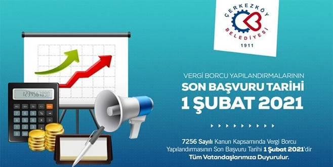 YAPILANDIRMA İÇİN SON GÜN 1 ŞUBAT