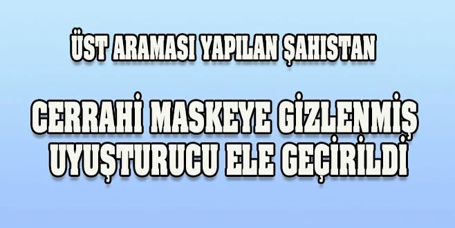 KISITLAMAYI İHLAL ETTİ, SİLAH VE UYUŞTURUCUYLA YAKALANDI