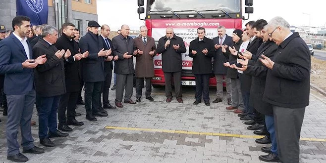 ÇERKEZKÖY`DEN İDLİB`E İNSANİ YARDIM YOLA ÇIKTI