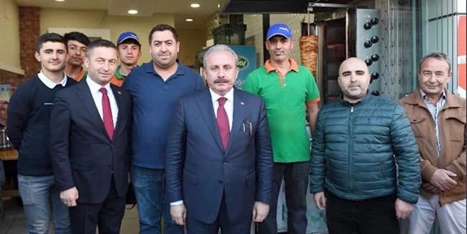 TBMM BAŞKANI ÇERKEZKÖY SOKAKLARI`NDA