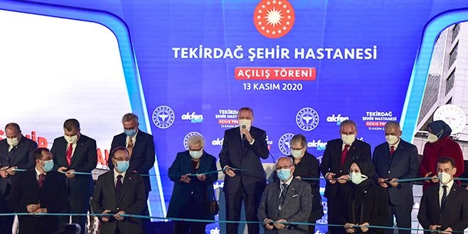 TEKİRDAĞ`DA ŞEHİR HASTANESİ AÇILDI
