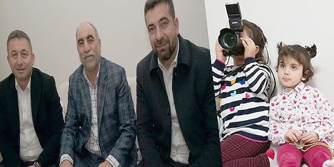 ŞEHİT KIZI ESMA`DAN KOZUVA`YA FOTOĞRAF SÜRPRİZİ