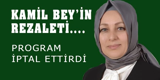 MİLLETVEKİLİ KONCAGÜL ÇERKEZKÖY PROGRAMINI İPTAL ETTİ